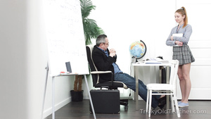 Old Teacher And Teen Schoolgirl Melisa Benz   Coed Loves Cock And Cum